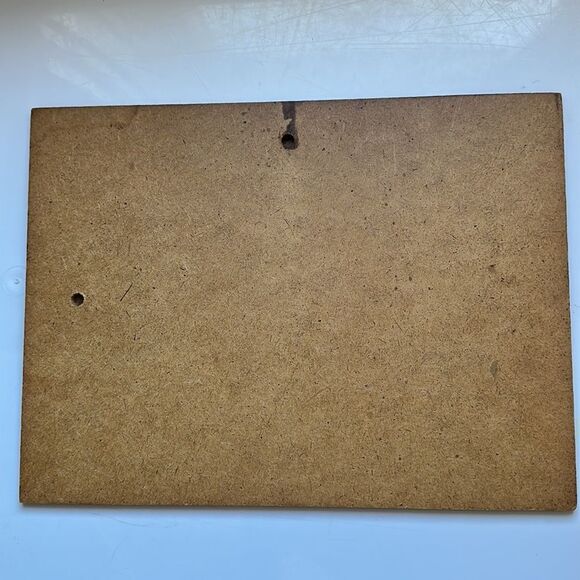 Vintage Mid Century print of The Last Supper on particle board wall hanging - Picture 4 of 6